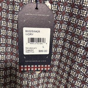 Ben Sherman Ivory Men's Button Down Shirt